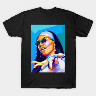 Erykah Badu WPAP Limit Color T-Shirt